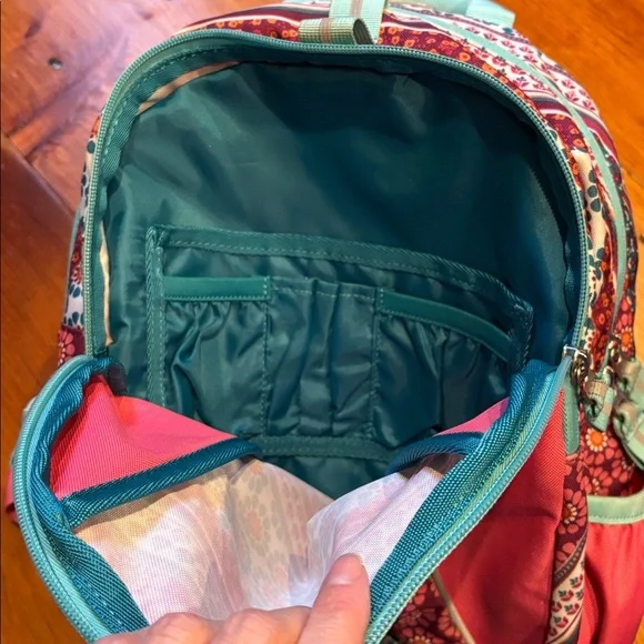 GARNET HILL KIDS Girls BoHo Floral Pink Backpack K-5 - Picture 8 of 10